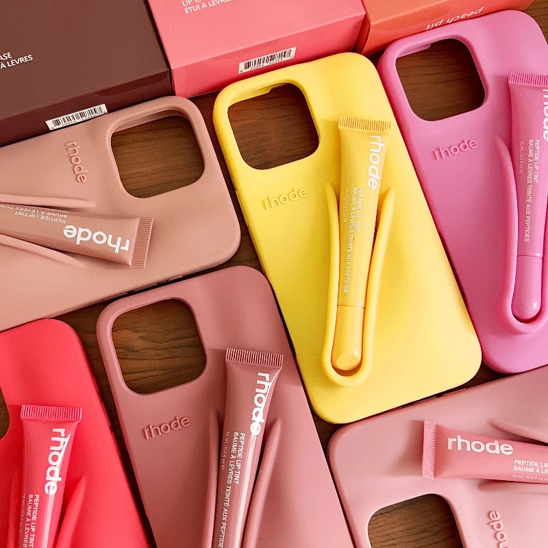 RHODE Lip Gloss Case For iPhone 17 Air 16 15 14 13 12 11 Pro Max.